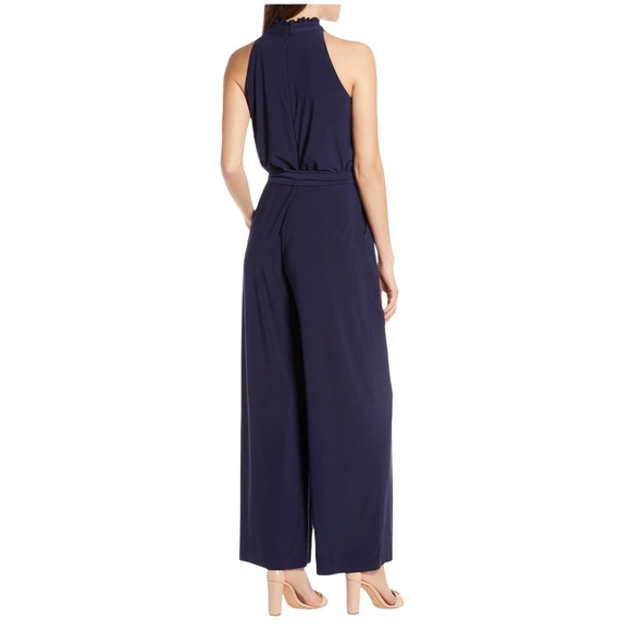 NWT Vince Camuto Ruffle Collar Jumpsuit 2P - Picture 2 of 5